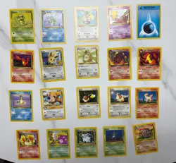 Lot of 20 Pokemon Cards Base Set including Cleffa 20/111 - Image 1