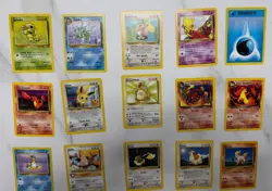 Lot of 20 Pokemon Cards Base Set including Cleffa 20/111 - Image 2