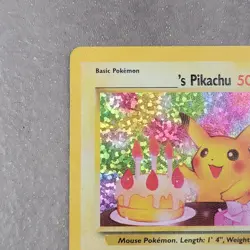 Pokemon Pikachu TCG Birthday Celebrations Holo Rare Card #24 Classic Collection - Image 2