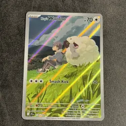 Pokemon Card Hops Wooloo Card Scarlet Violet Journey Together 170/159 - M/NM - Image 1