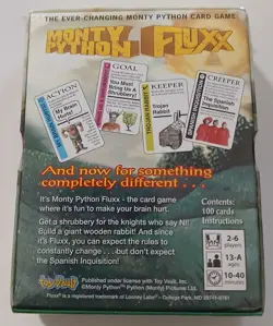 Monty Python Fluxx - The Ever-Changing Monty Python Card Game NEW Factory Sealed - Image 2