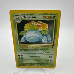 Pokemon Card Venusaur 15/102 Base Set Unlimited 1999 WOTC Holo Rare NMT - Image 1