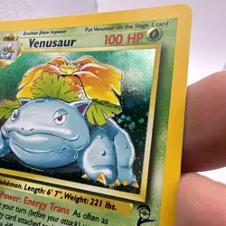 Pokemon Card Venusaur 15/102 Base Set Unlimited 1999 WOTC Holo Rare NMT - Image 4