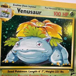 Pokemon Card Venusaur 15/102 Base Set Unlimited 1999 WOTC Holo Rare NMT - Image 5