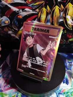 Pokemon TCG Evolutions Brock's Grit Holo Card 107/108 Full Art Ultra Rare - Image 2