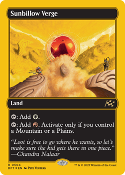 Sunbillow Verge (First-Place Foil) [Aetherdrift] Magic MTG - Image 1