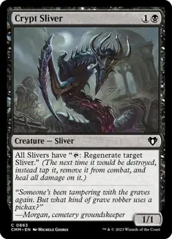 1x Crypt Sliver NM Eng MTG - Commander Masters - Image 1