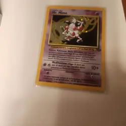 Pokemon TCG Mr. Mime Jungle 6/64 Holo Unlimited Holo Rare Italian Vintage 1995 - Image 3