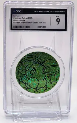 Pokemon TCG Coins - Eevee - CGC 9 - Image 1