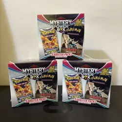 3x Pokemon Mystery Power Box Chase Pack Seeded 1:10 (5 Booster Packs) NEW SEALED - Image 1
