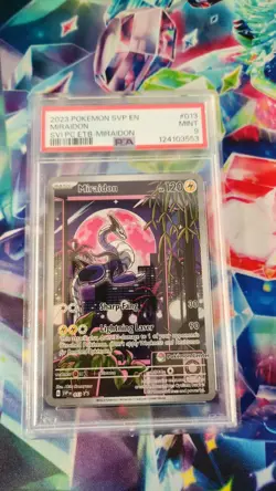 Miraidon - 013 (Pokemon Center Exclusive) 013 Sv: Scarlet & Violet Promo psa 9 - Image 1