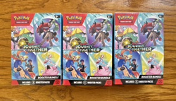 Pokemon TCG Journey Together Booster Bundle Boxes SEALED - LOT OF 3 - IN HAND! - Image 1