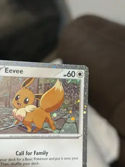 BLEED ERROR SWIRL 4x Eevee SVP 200 Promo Cosmo Swirl Pokemon Destined Rivals NM - Image 5