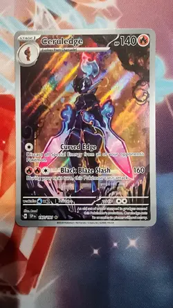 Pokemon TCG Ceruledge 197/191 Illustration Rare, Surging Sparks PSA 9 - Image 1