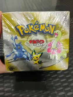 Pokemon Neo Genesis 1st edition Booster Box English Sealed - Image 1