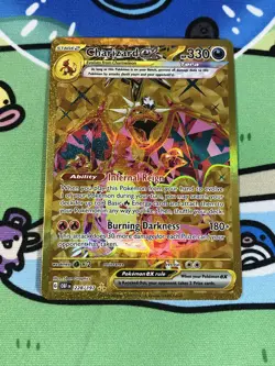 Charizard ex - 228/197 Obsidian Flames Gold Pokemon Hyper rare - NM SHIPS FAST - Image 1
