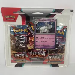 Pokemon TCG: Scarlet & Violet Obsidian Flames 3-Pack Booster Blister Houndstone - Image 2