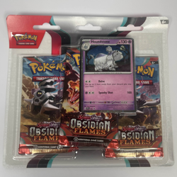 Pokemon TCG: Scarlet & Violet Obsidian Flames 3-Pack Booster Blister Houndstone - Image 3
