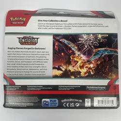 Pokemon TCG: Scarlet & Violet Obsidian Flames 3-Pack Booster Blister Houndstone - Image 4