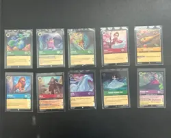 Disney Lorcana TCG Bulk Lot First Chapter Rise of the Floodborn 150+ Cards NM - Image 2