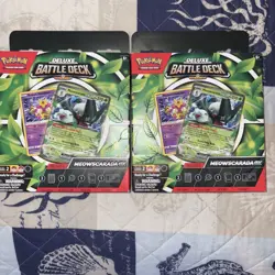 Pokemon Deluxe Battle Deck Meowscarada EX 60 Card Deck (New & Sealed) - Image 1