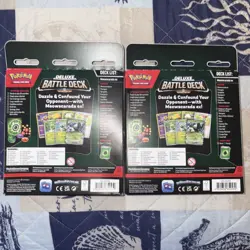 Pokemon Deluxe Battle Deck Meowscarada EX 60 Card Deck (New & Sealed) - Image 2
