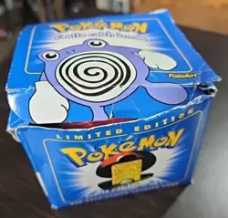 Pokemon 1999 Poliwhirl 23K Gold-Plated Trading Card #61 Burger King Blue Box - Image 2
