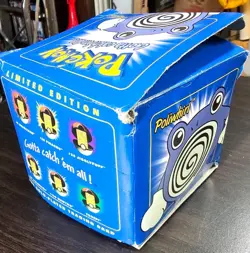 Pokemon 1999 Poliwhirl 23K Gold-Plated Trading Card #61 Burger King Blue Box - Image 3