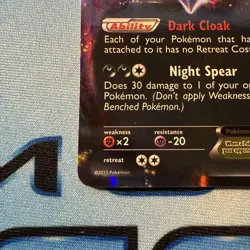Darkrai EX 88/113 Pokemon Card TCG Holo Rare English NM/PF - Image 4