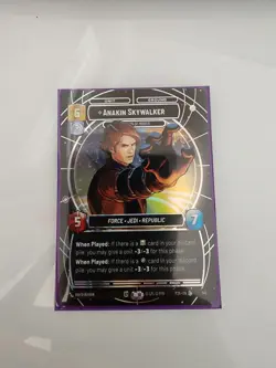 Star Wars Unlimited Sector Qualifier Top Cut Promo Card Anakin Skywalker#145 - Image 1