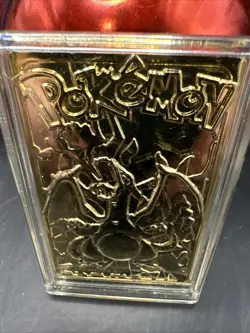 Pokemon Charizard 23k Gold-Plated Card&Ball 1999 Authentic Burger King Vintage - Image 2