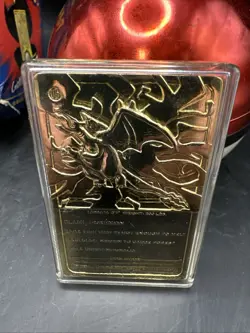 Pokemon Charizard 23k Gold-Plated Card&Ball 1999 Authentic Burger King Vintage - Image 4