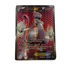 Mewtwo EX 158/162 Full Art Holo Ultra Rare XY BREAKThrough Pokemon Card NM - Image 1