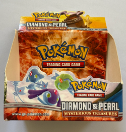 Pokemon Diamond & Pearl Mysterious Treasures Empty Booster Box Opened No Cards - Image 1