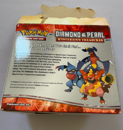 Pokemon Diamond & Pearl Mysterious Treasures Empty Booster Box Opened No Cards - Image 4