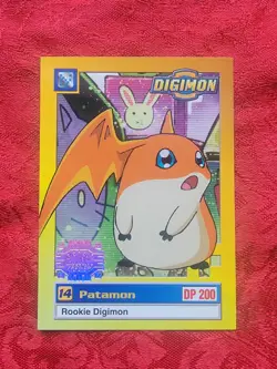 Digimon Trading Card Animated Series 1 Patamon 17 of 34 Exclusive - Image 1