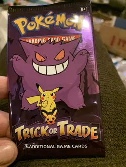Pokemon Trick or Trade 3 Card Mini Booster Pack-Halloween-New - Image 1