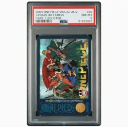 2000 One Piece Visual Adventure Card Straw Hat Crew #28 PSA 8 Japanese Samurai - Image 1