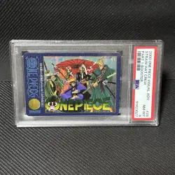 2000 One Piece Visual Adventure Card Straw Hat Crew #28 PSA 8 Japanese Samurai - Image 3