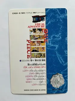 Luffy Nami ONE PIECE Visual Adventure Cards TCG Japanese Anime 2000 #60 [AI] - Image 4