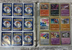 Pokemon Card Collection Binder Lot 5 Pages Holo Modern LP/NM Vintage MP - Image 2