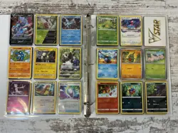 Pokemon Card Collection Binder Lot 5 Pages Holo Modern LP/NM Vintage MP - Image 3