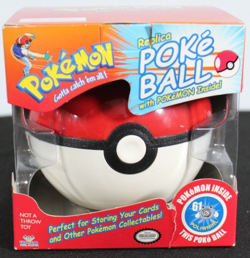 Poliwhirl Pokemon Poke Ball Card Disc Storage Vintage Nintendo 1999 New in Box - Image 1