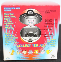 Poliwhirl Pokemon Poke Ball Card Disc Storage Vintage Nintendo 1999 New in Box - Image 3