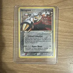 Pokemon Metagross Gold Star Delta Species 113/113 Shiny Holo Secret Rare Card - Image 1