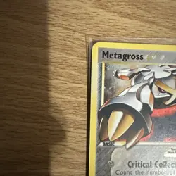 Pokemon Metagross Gold Star Delta Species 113/113 Shiny Holo Secret Rare Card - Image 3
