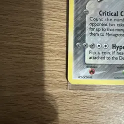 Pokemon Metagross Gold Star Delta Species 113/113 Shiny Holo Secret Rare Card - Image 4