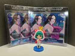 4 x One Piece Card Game Boa Hancock Box Topper OP02-059 Paramount War English - Image 1