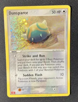 Dunsparce 015/034 Trading Card Game Classic (CLC) Holo Pokemon Card TCG Mint - Image 1