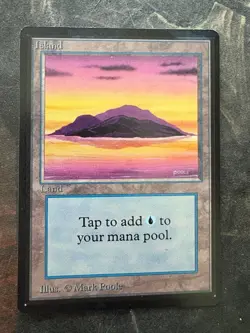 *** BETA Island (Sunset) *** Unplayed, Color Fading - DUTY FREE - Magic MtG - Image 1